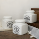 Porcelain Jar Set - 3 Pcs